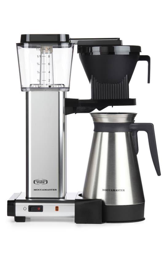 Moccamaster Kbgt Thermal Coffee Brewer Polished Silver