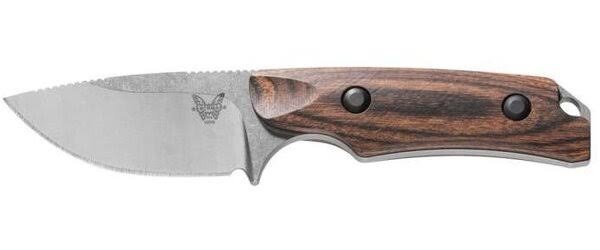 Benchmade Crooked River 15080 Knife - Drop-Point, Stabilized Wood Handle
