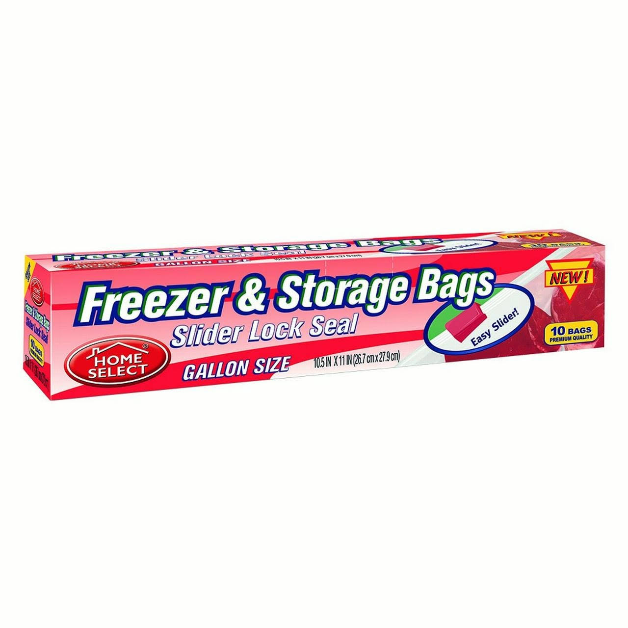 H.s Freezer Storage Bags 10ct 1 Gl Sli Wholesale, Cheap, Discount, Bulk (Pack of 24)