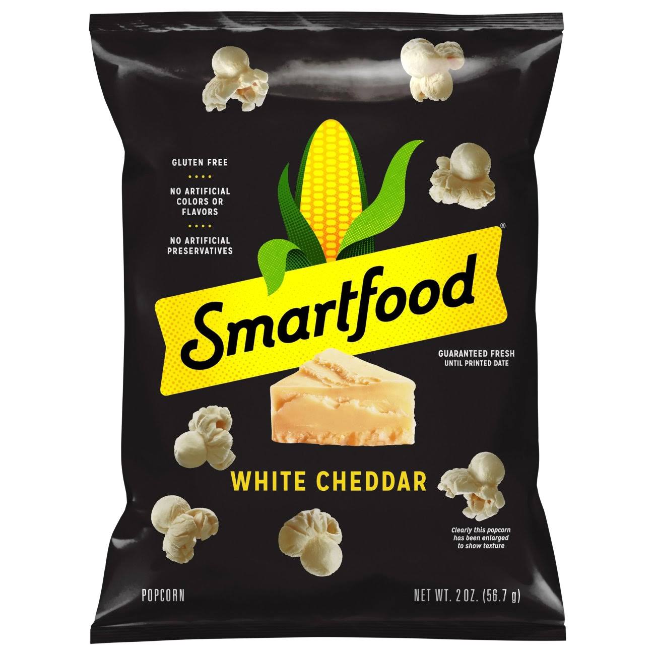 Smartfood Popcorn, White Cheddar Flavored - 2 oz