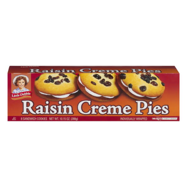 Little Debbie Original Raisin Cream Pies - 10.15oz