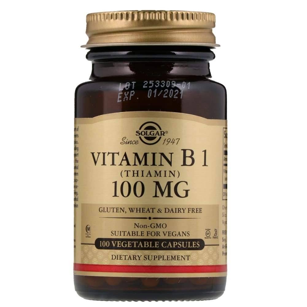Solgar Vitamin B1 100 mg - 100 capsules