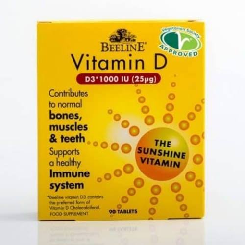 Beeline Vitamin D Supplement - 1000IU, 90 Tablets