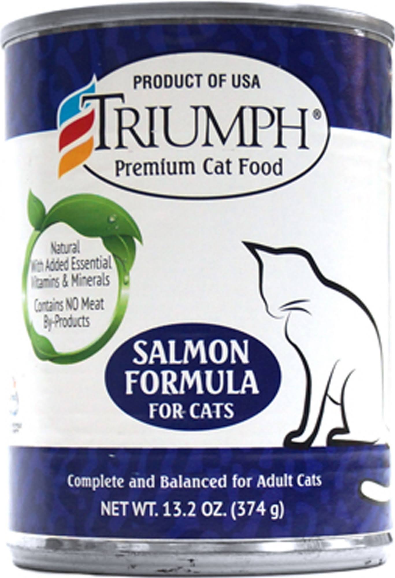 Triumph Salmon Canned Cat Food - 13oz