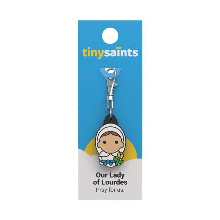 Tiny Saints Charms Our Lady of Lourdes