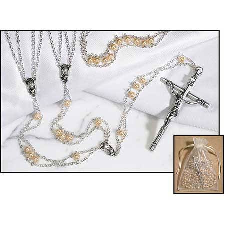 Creed TC731 Mother of Pearl Ladder Lasso Rosary