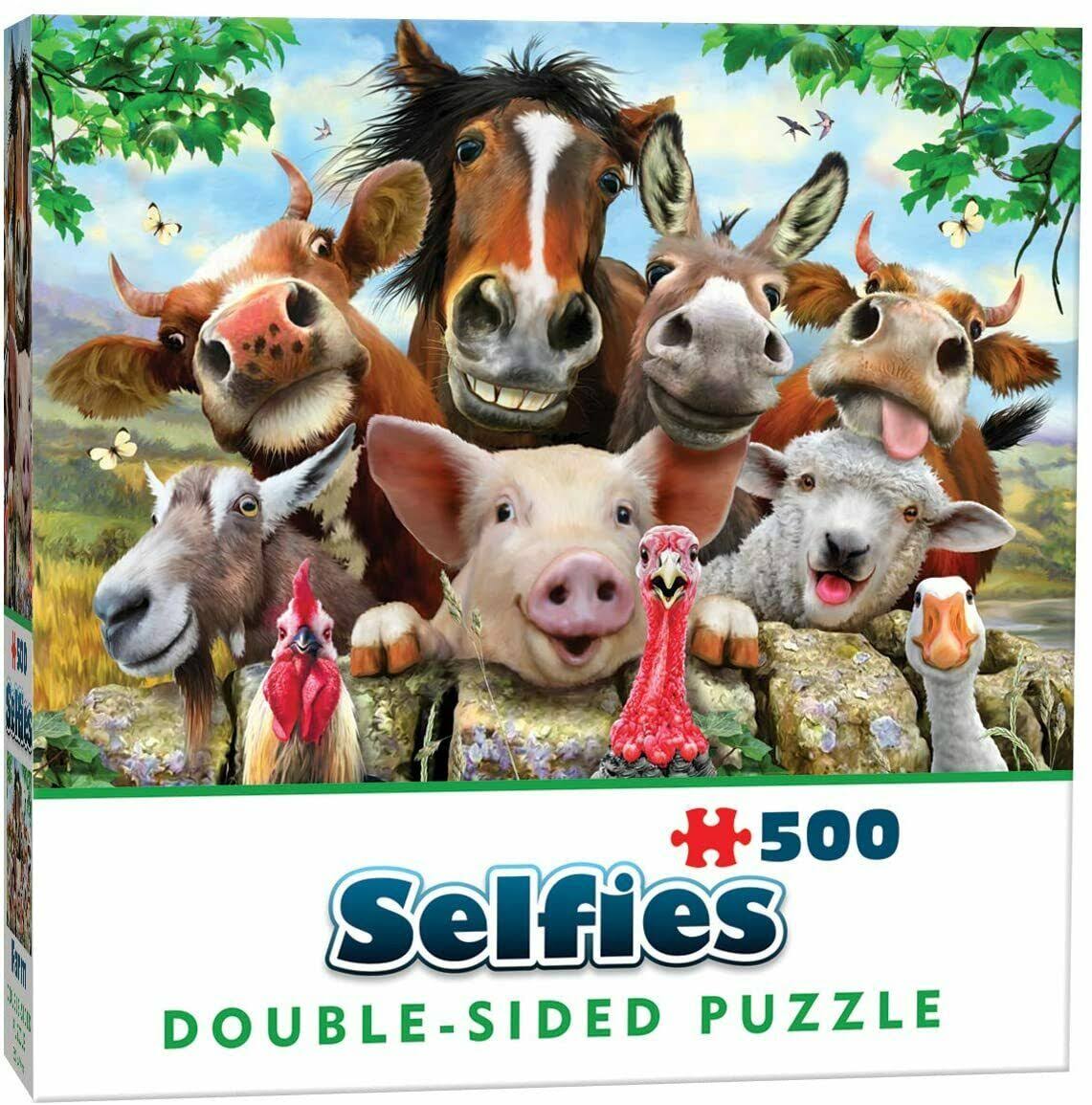 Ravensburger Jigsaw Puzzle SLOTH SELFIE Fun Smiling Animals 500 Pieces