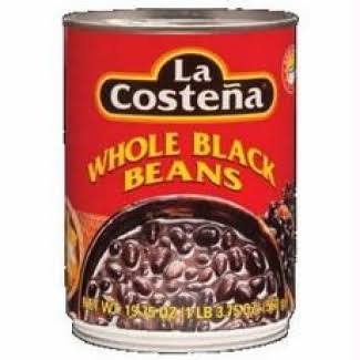 La Costena Black Beans, Whole - 19.75 oz