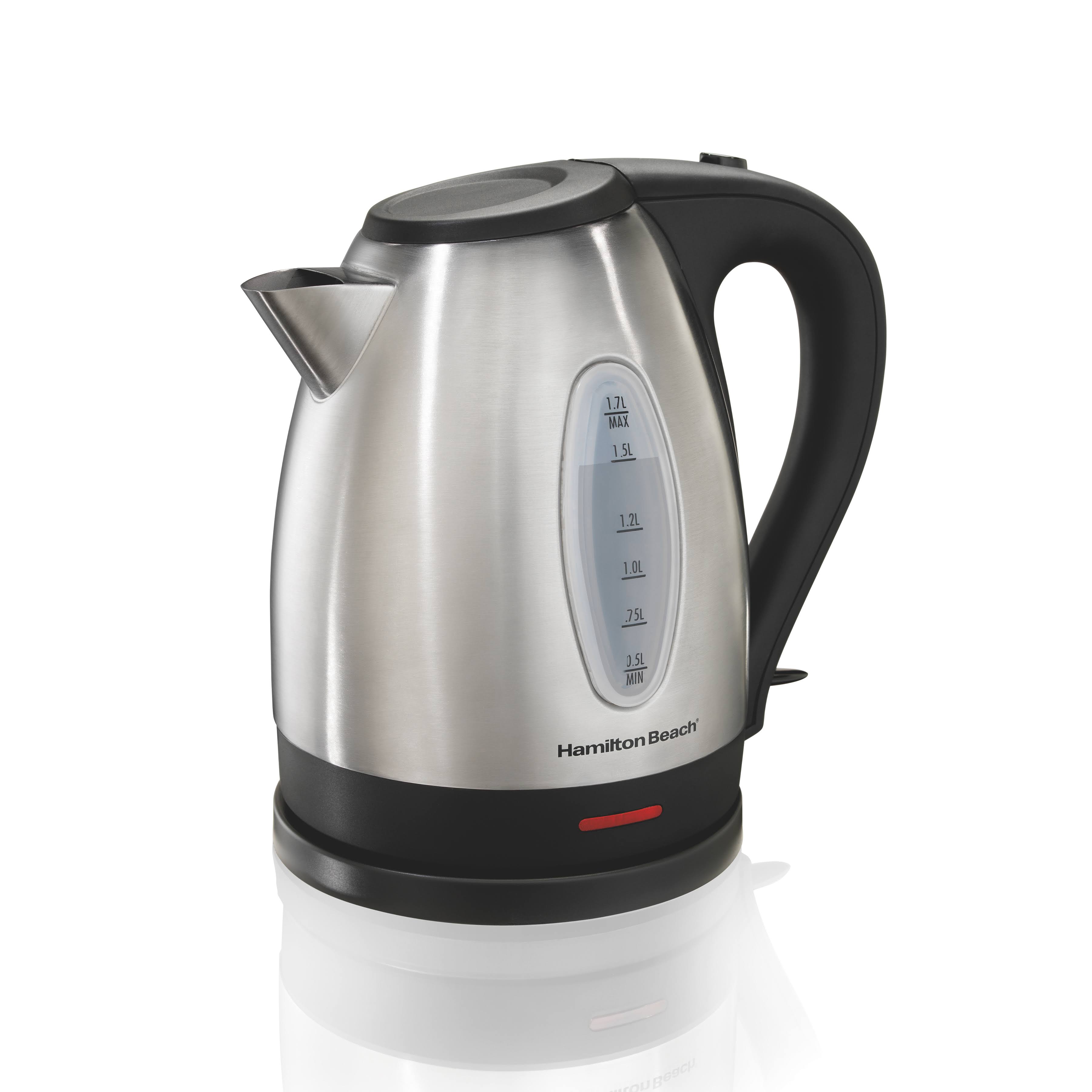 Hamilton Beach Electric Kettle - Stainless Steel, 1.7l