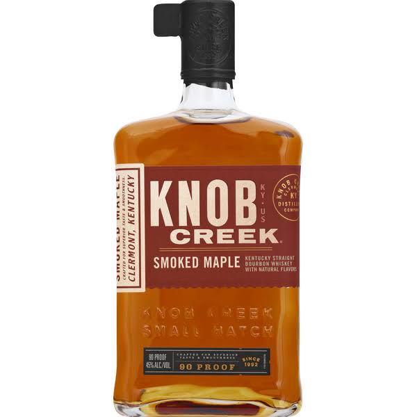 Knob Creek Bourbon Whiskey, Kentucky Straight, Smoked Maple - 750 ml