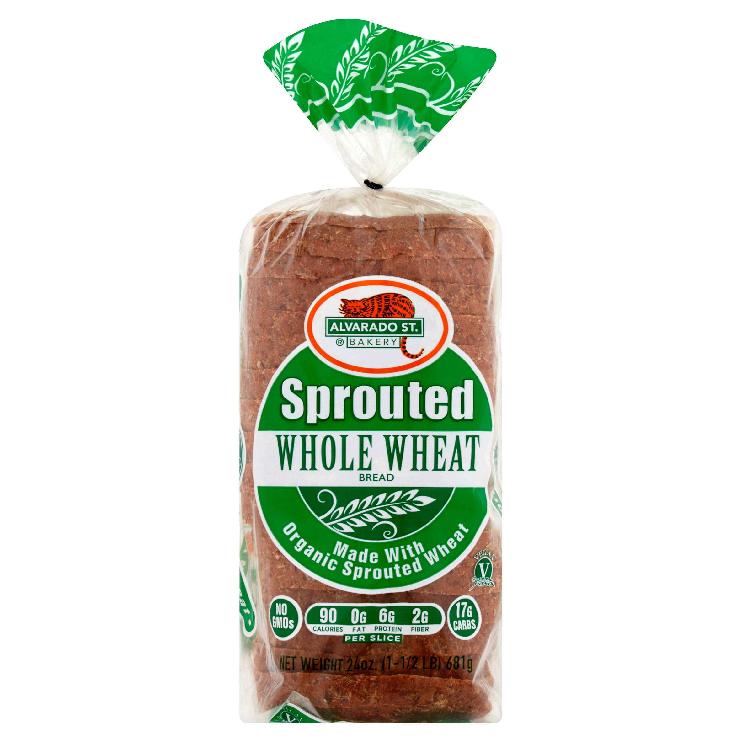 Alvarado St. Bakery Sprouted Whole Wheat Bread - 24oz