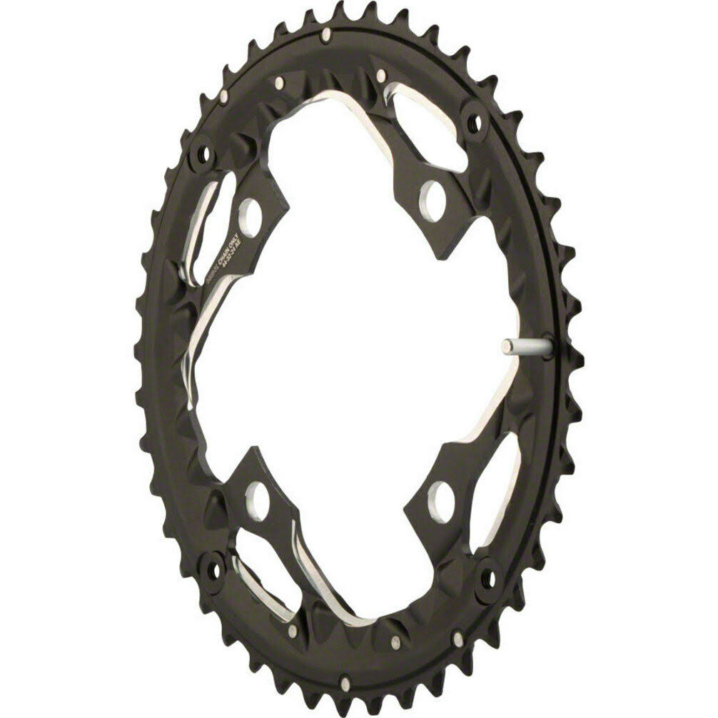 Shimano Deore LX T671 Outer Chainring - 44t to 104mm, Black