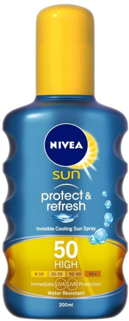 Nivea Sun Protect & Refresh SPF50 Cooling Sun Spray - 200ml