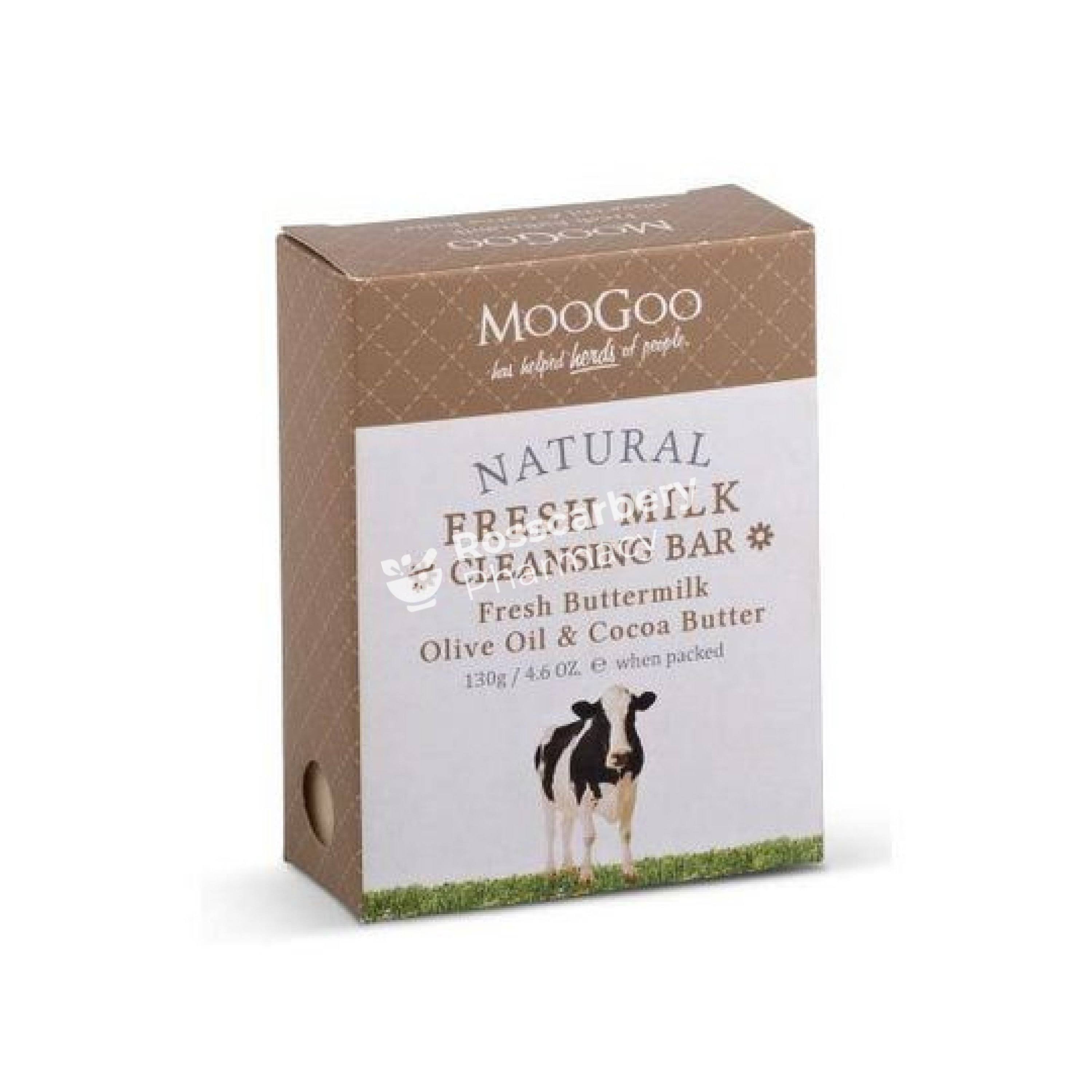 MooGoo Fresh Milk Cleansing Bar Finely Ground Oatmeal Buttermilk