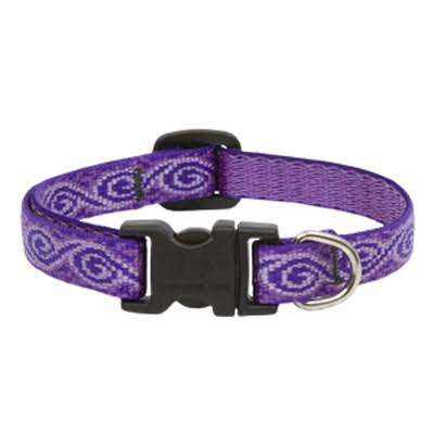 Lupine Jelly Roll Adjustable Dog Collar - for Small Dogs, 1/2" x 10" to 16"