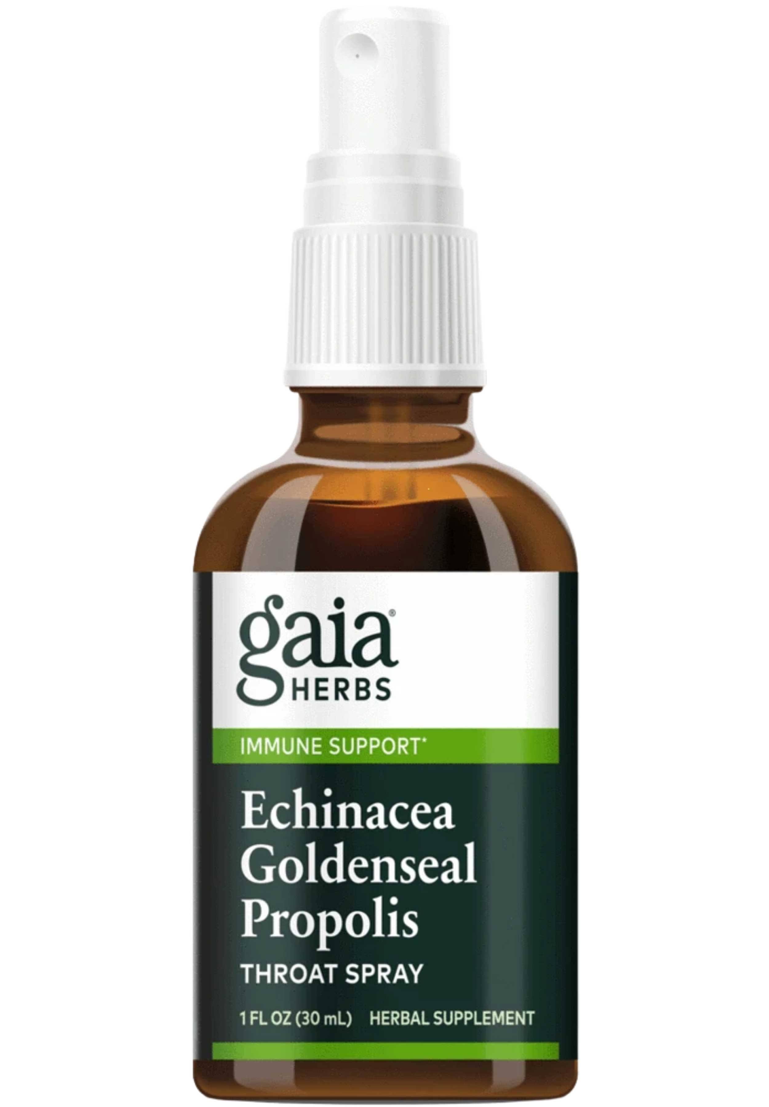 Gaia Herbs Echinacea Goldenseal Propolis Throat Spray - 1oz