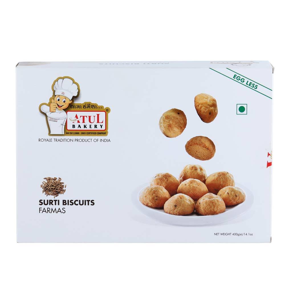 Atul Bakery- Surti Biscuits 400 GMS