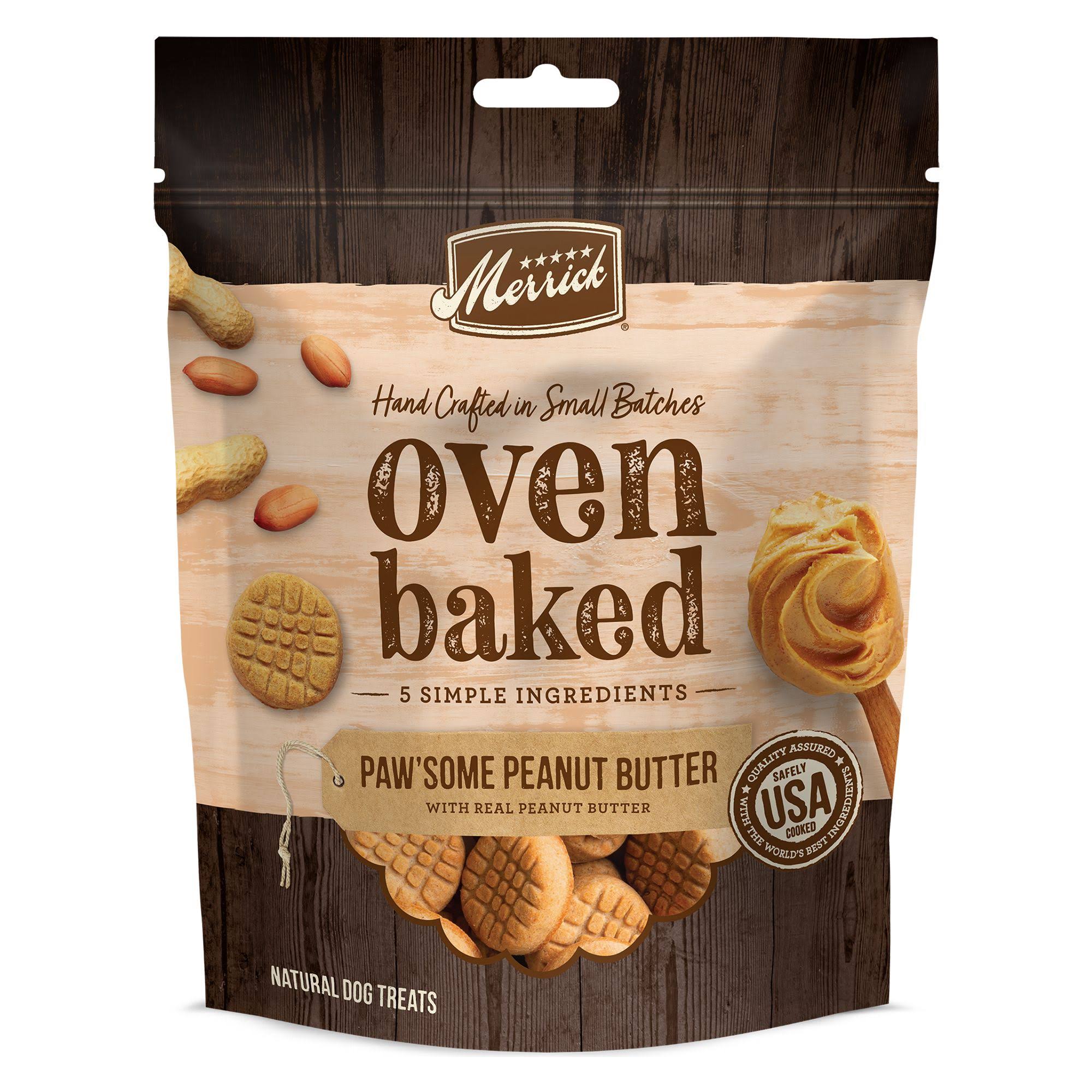 Merrick Oven Baked Paw'Some Peanut Butter Dog Treats