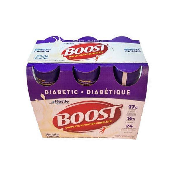 BOOST Diabetic Nutritional Supplement Drink Vanilla