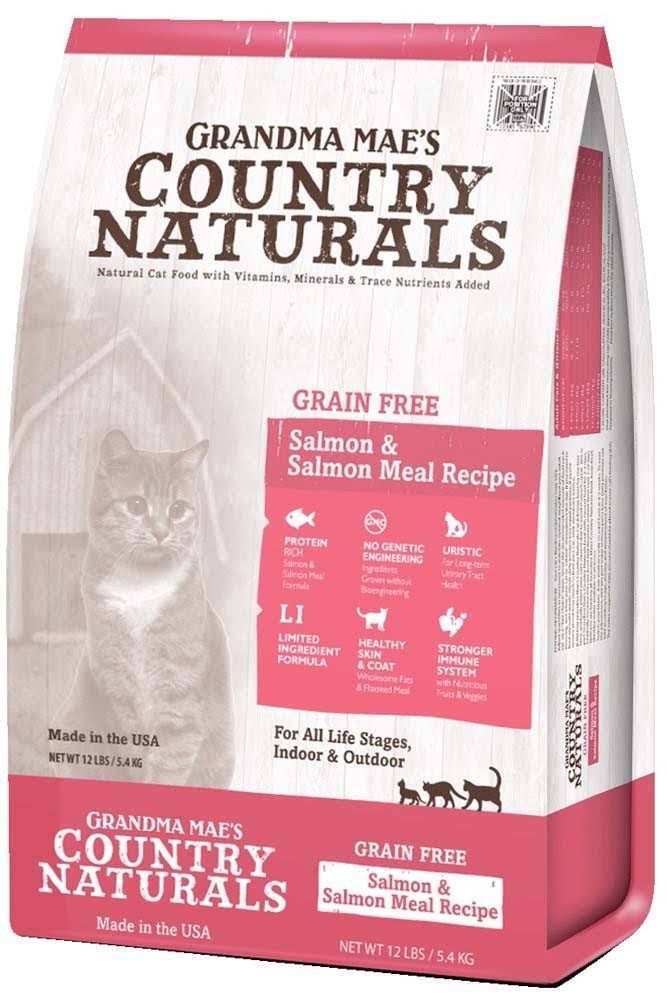 Grandma Mae S Country Nat Grain Free Cat Food Salmon 3 lb