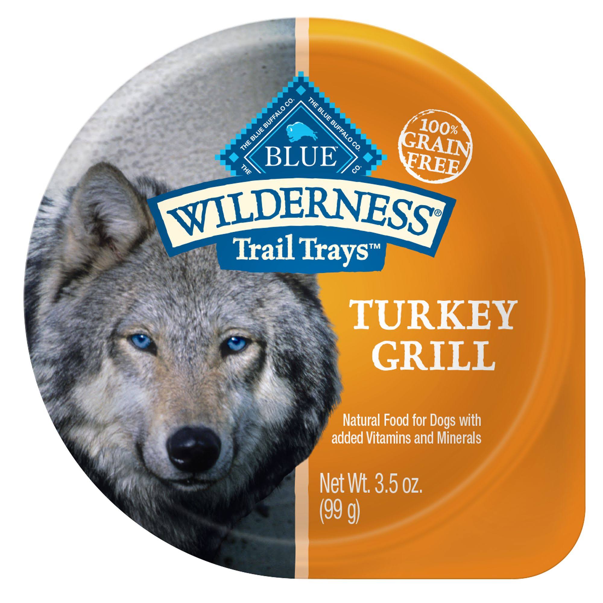 Blue Buffalo Wilderness Trail Trays Small Dog Food - Natural, Grain Free, Turkey Grill