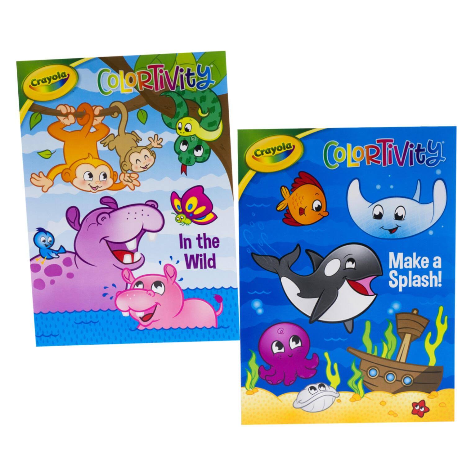 80 Page Sea Animals Coloring Book- 2 Assortments, Wholesale, Bulk
