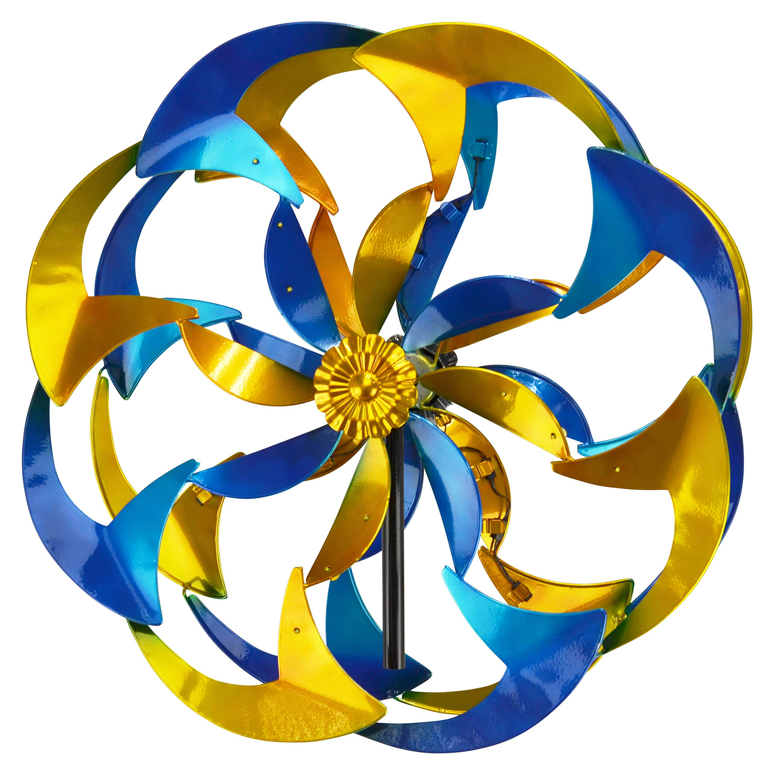 Red Carpet Studios 34475 Yellow & Blue Flower Power Spinner