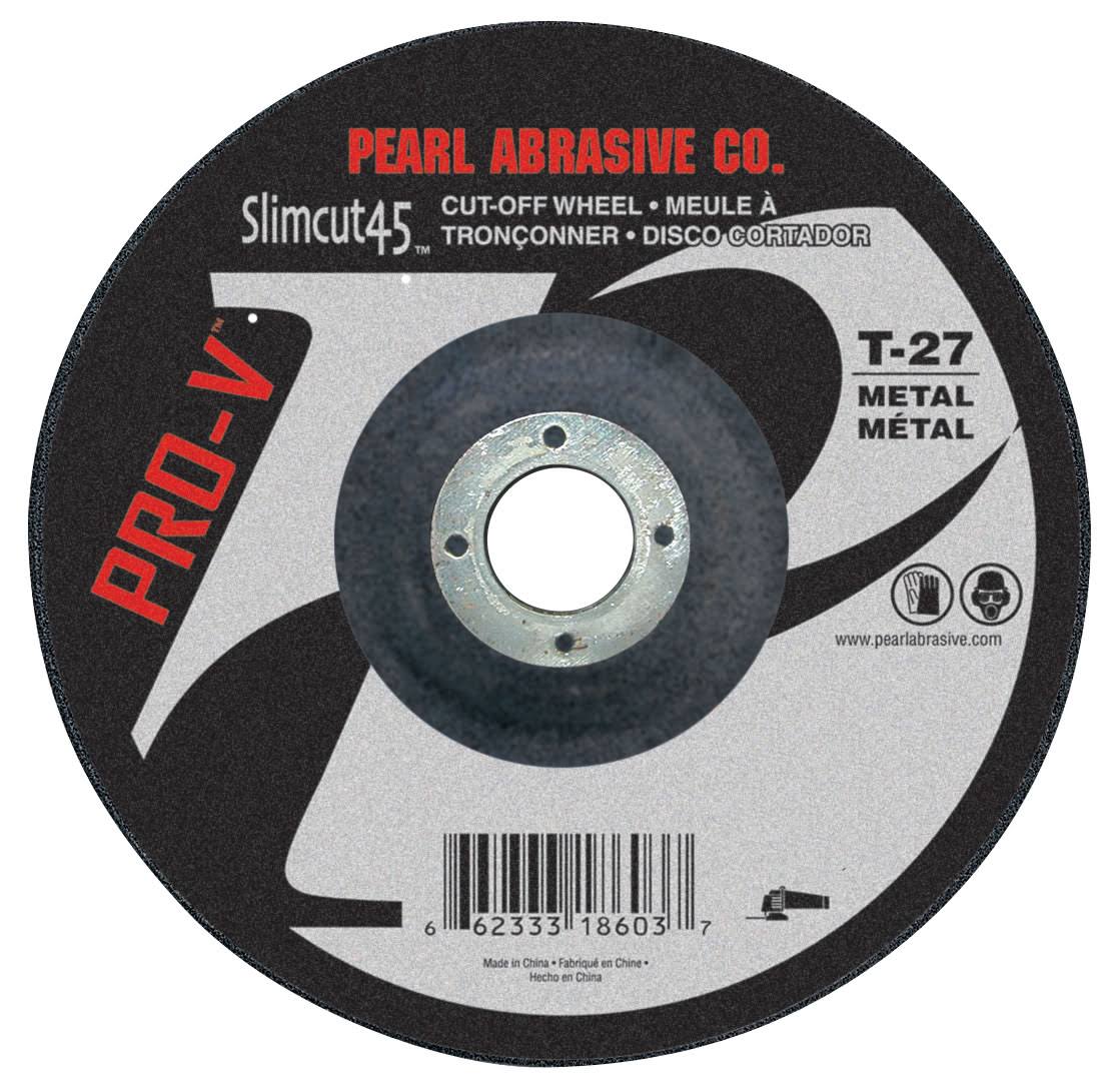 Pearl Abrasives Stainless Steel Cutting Wheel - 045"x4-1/ 2"x7 8"