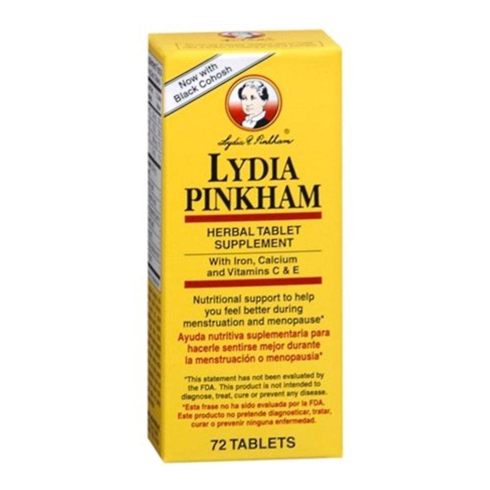 Lydia Pinkham Herbal Supplement Tablet - 72 Count