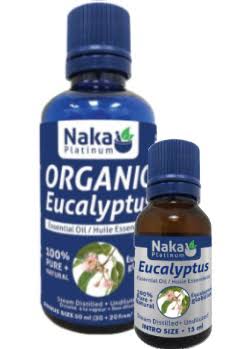 100% Pure Eucalyptus Essential Oil (Organic) - 50ml + Bonus Item