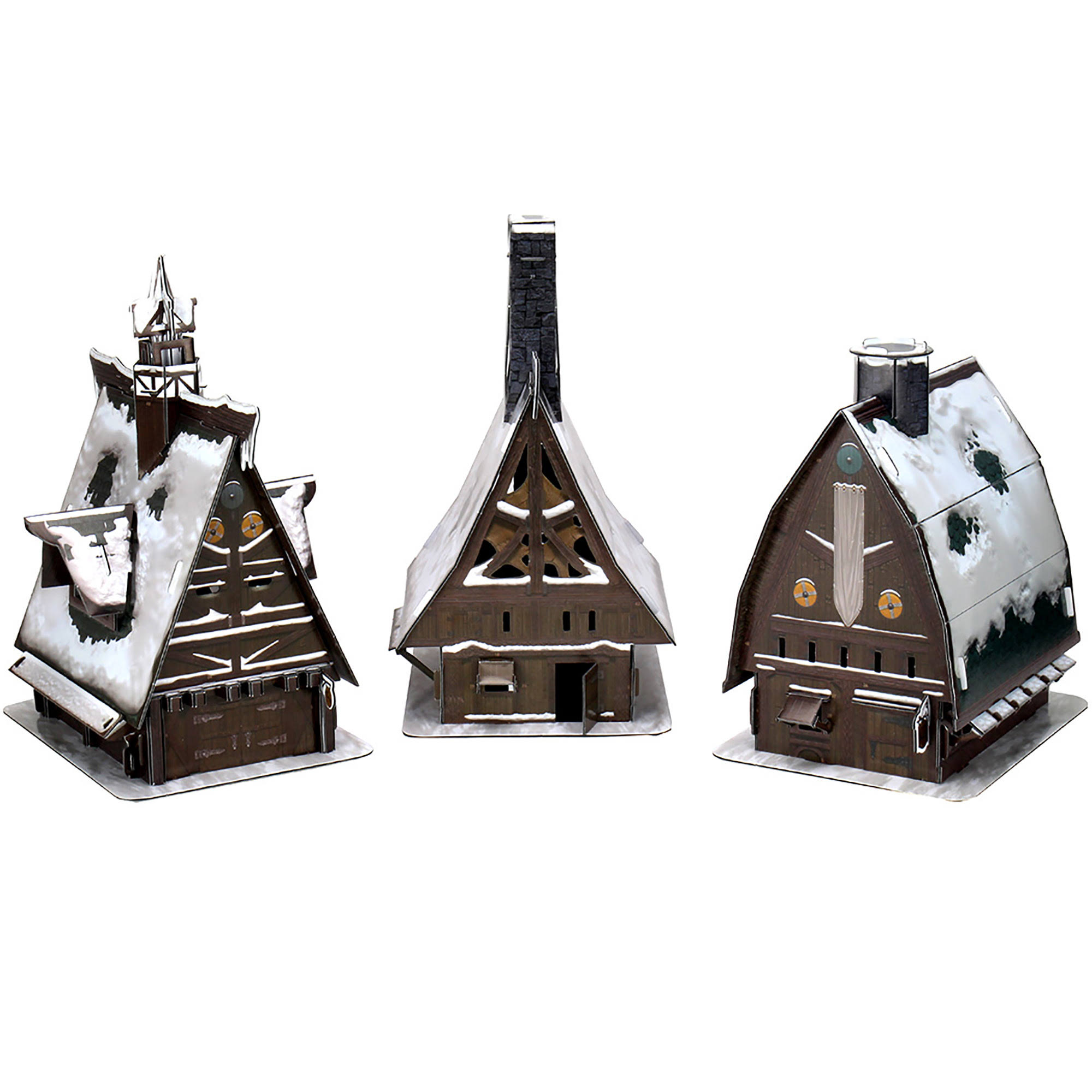D&D Icewind Dale: Rime of The Frostmaiden - Ten Towns Papercraft Set