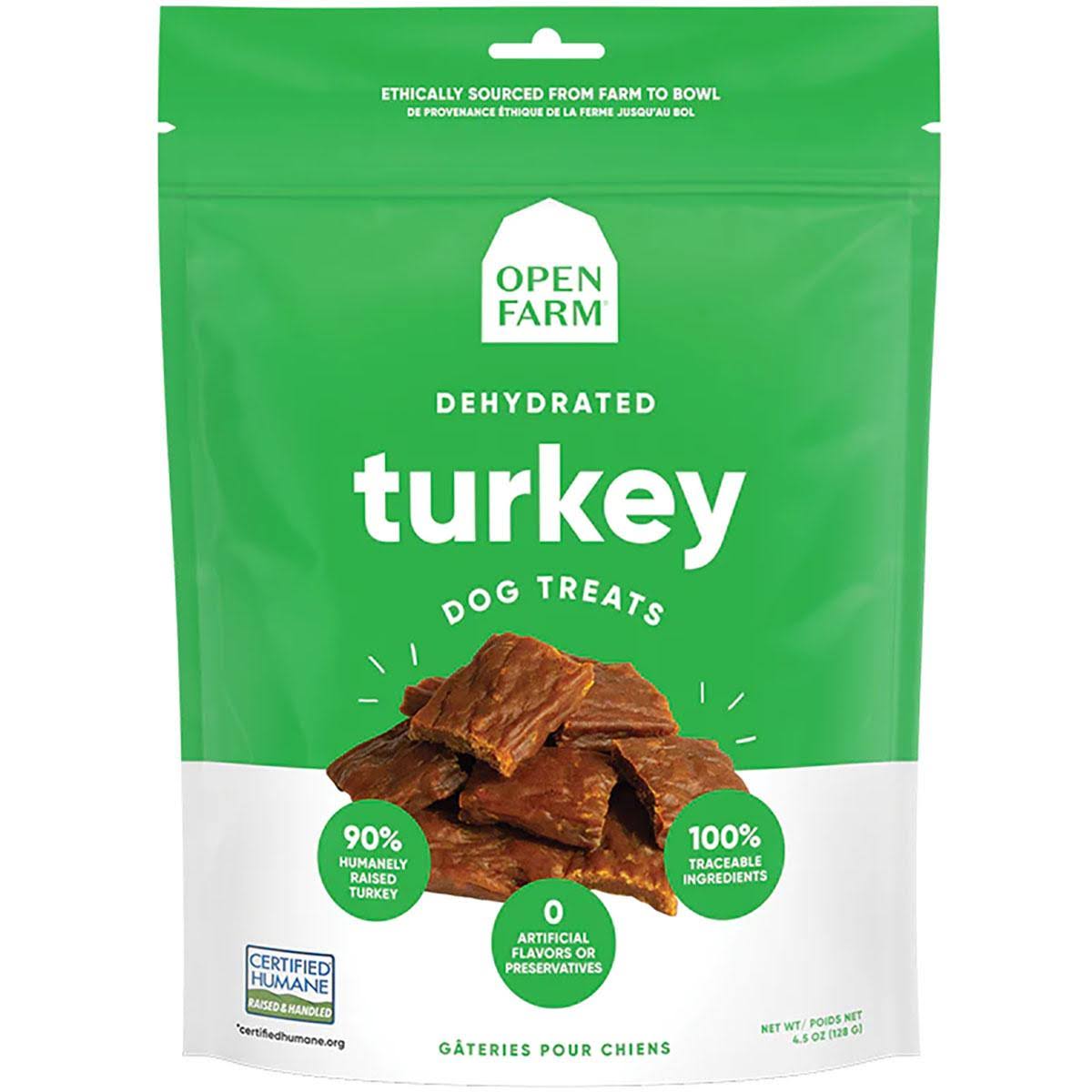 Open Farm Dehydrated Dog Treats - Turkey - 4.5 oz