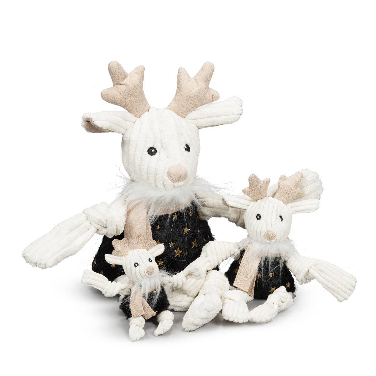 Huggle Hounds Celebration Reindeer Knottie | Dog Toy | Size: Large
