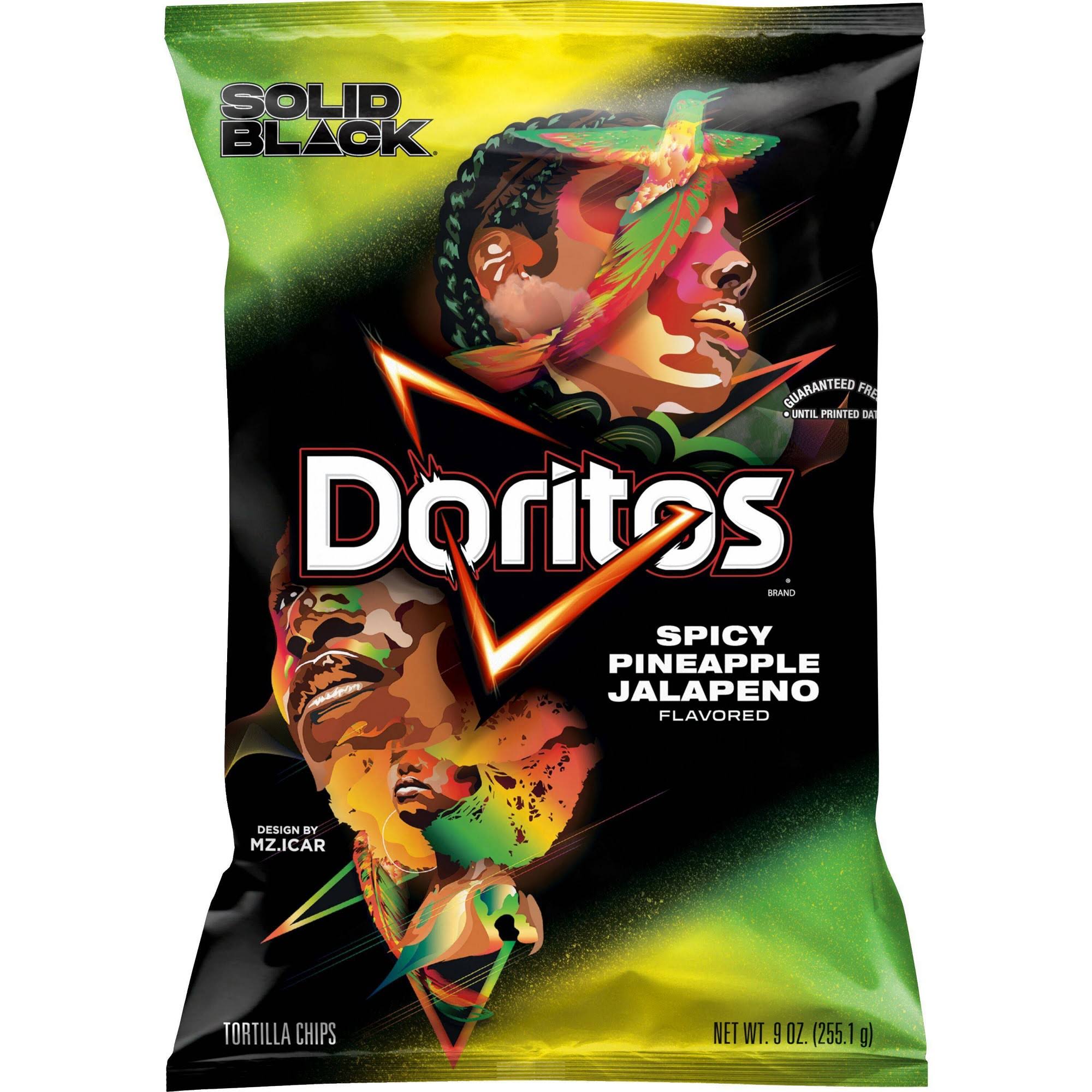Doritos Tortilla Chips, Spicy Pineapple Jalapeno Flavored - 9 oz