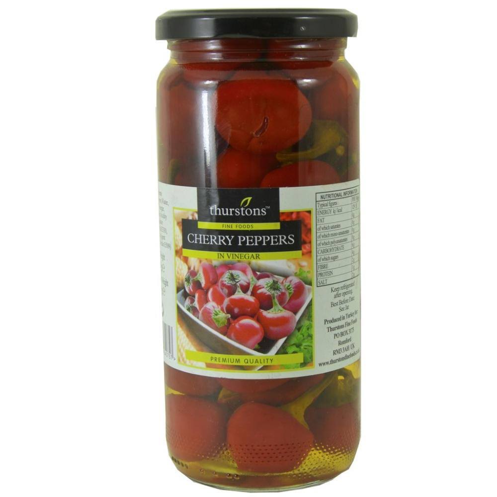 Thurstons Cherry Peppers in Vinegar 480g