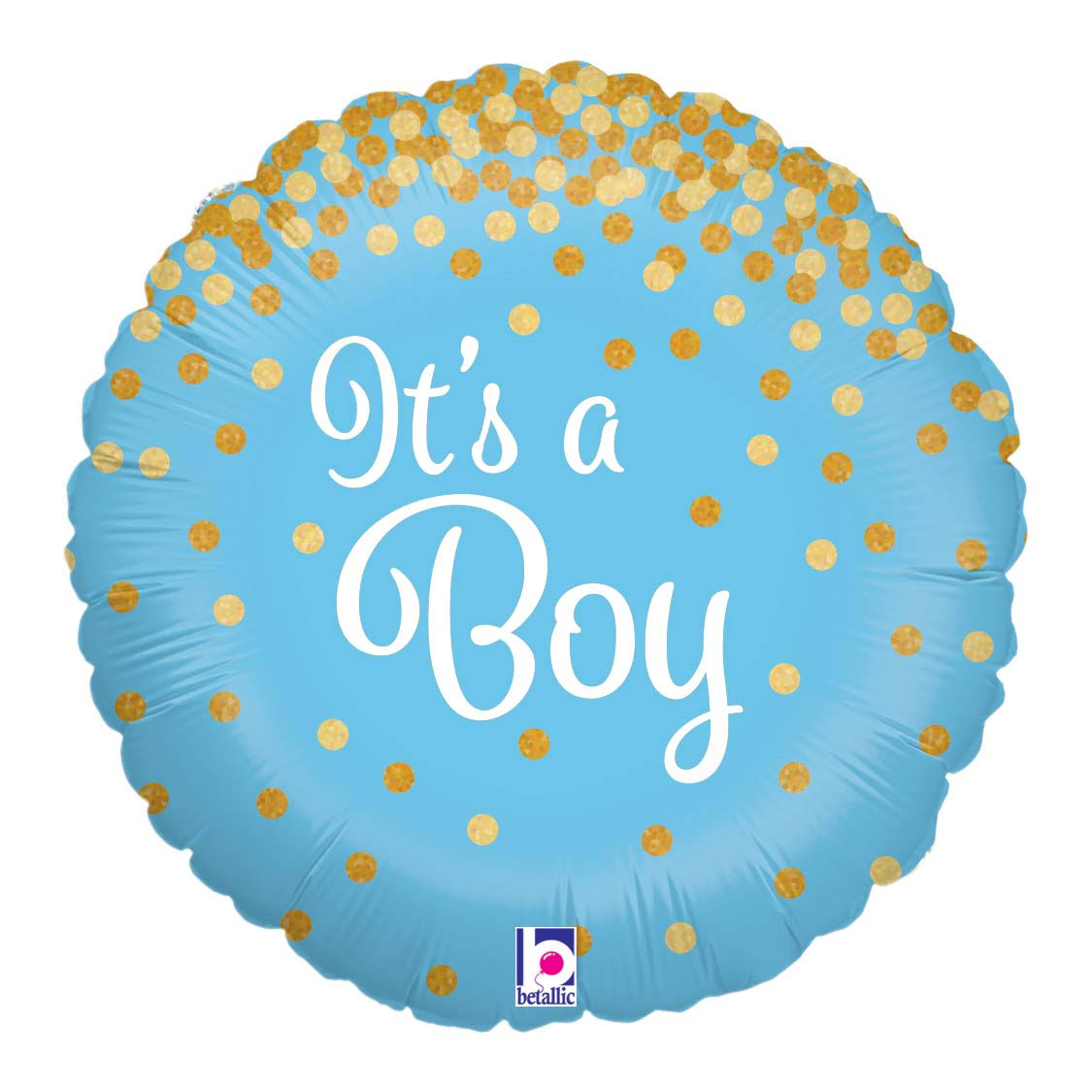 18 Inch Glittering It's A Boy Foil Balloon