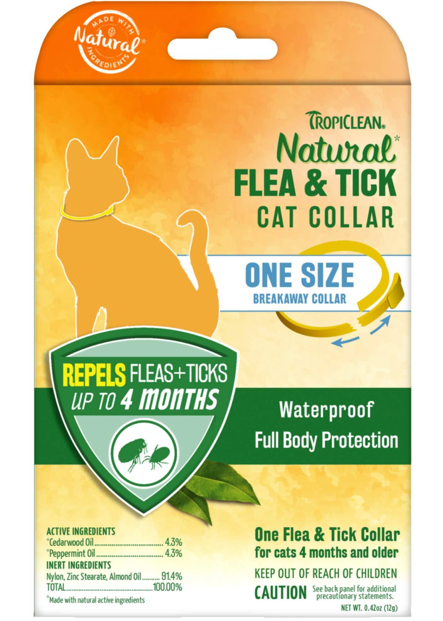 Tropiclean Natural Flea & Tick Cat Collar - One Size
