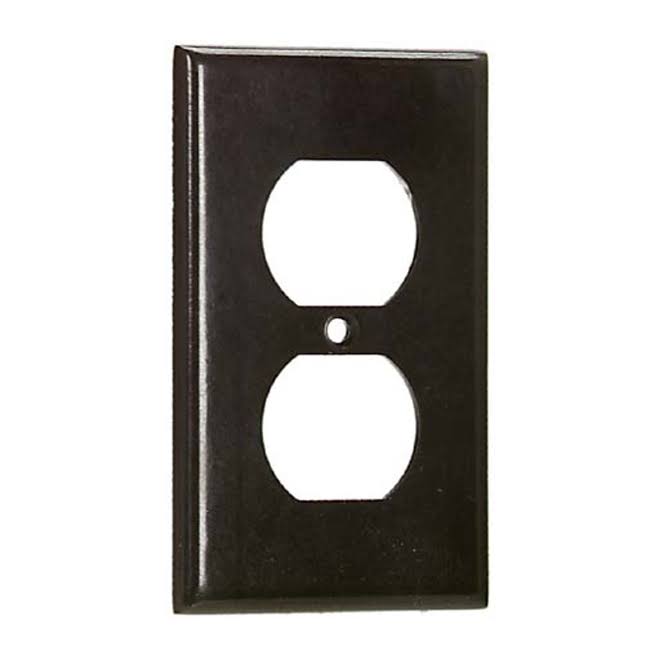 Cooper Wiring Devices Duplex Outlet Wall Plate - Brown