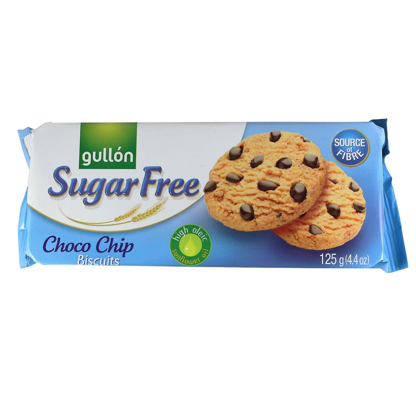 Gullon Sugar Free Bisquits - Choco Chip, 125g