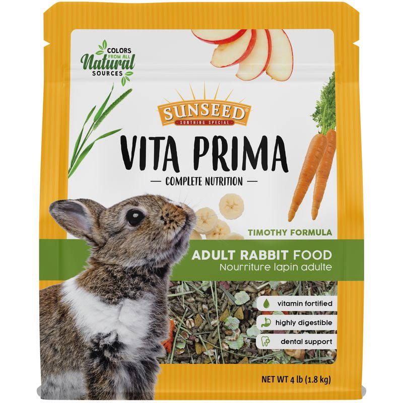 Sunseed Vita Prima Adult Rabbit Formula, 4-lb