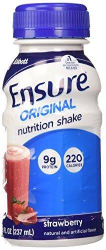 Abbott Ensure Original Nutrition Shake - Strawberry, 8oz