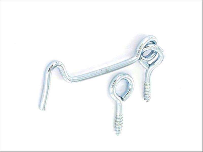 Securit Gate Hook and Eye Zinc Plated 50mm x 2 S6340