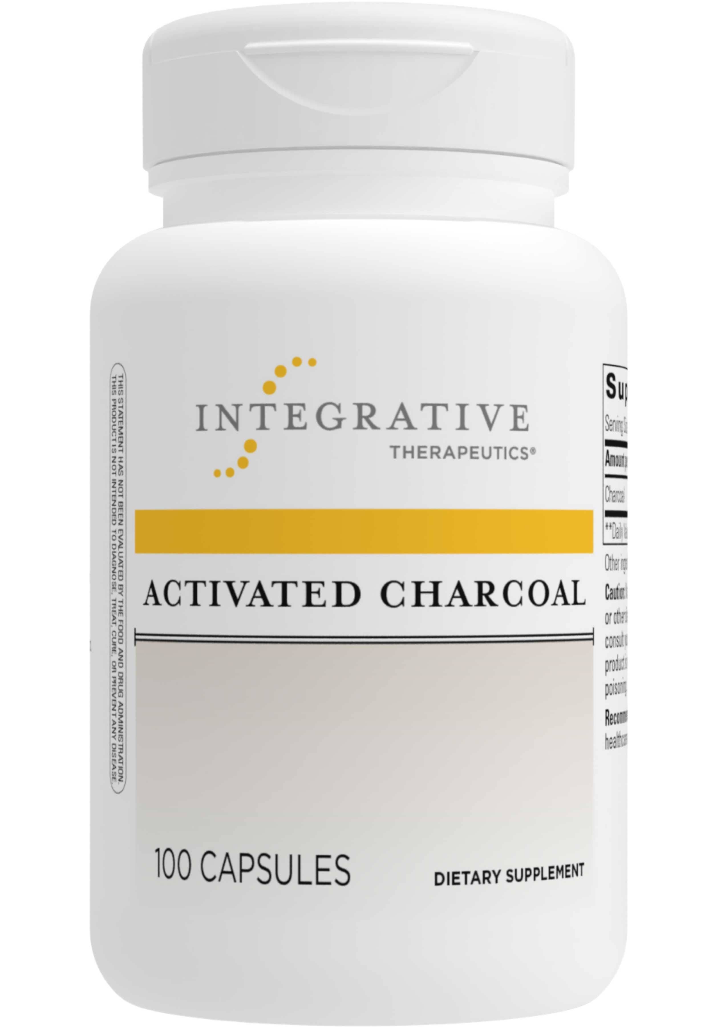 Integrative Therapeutics Activated Charcoal Dietary Supplement - 560mg, 100ct