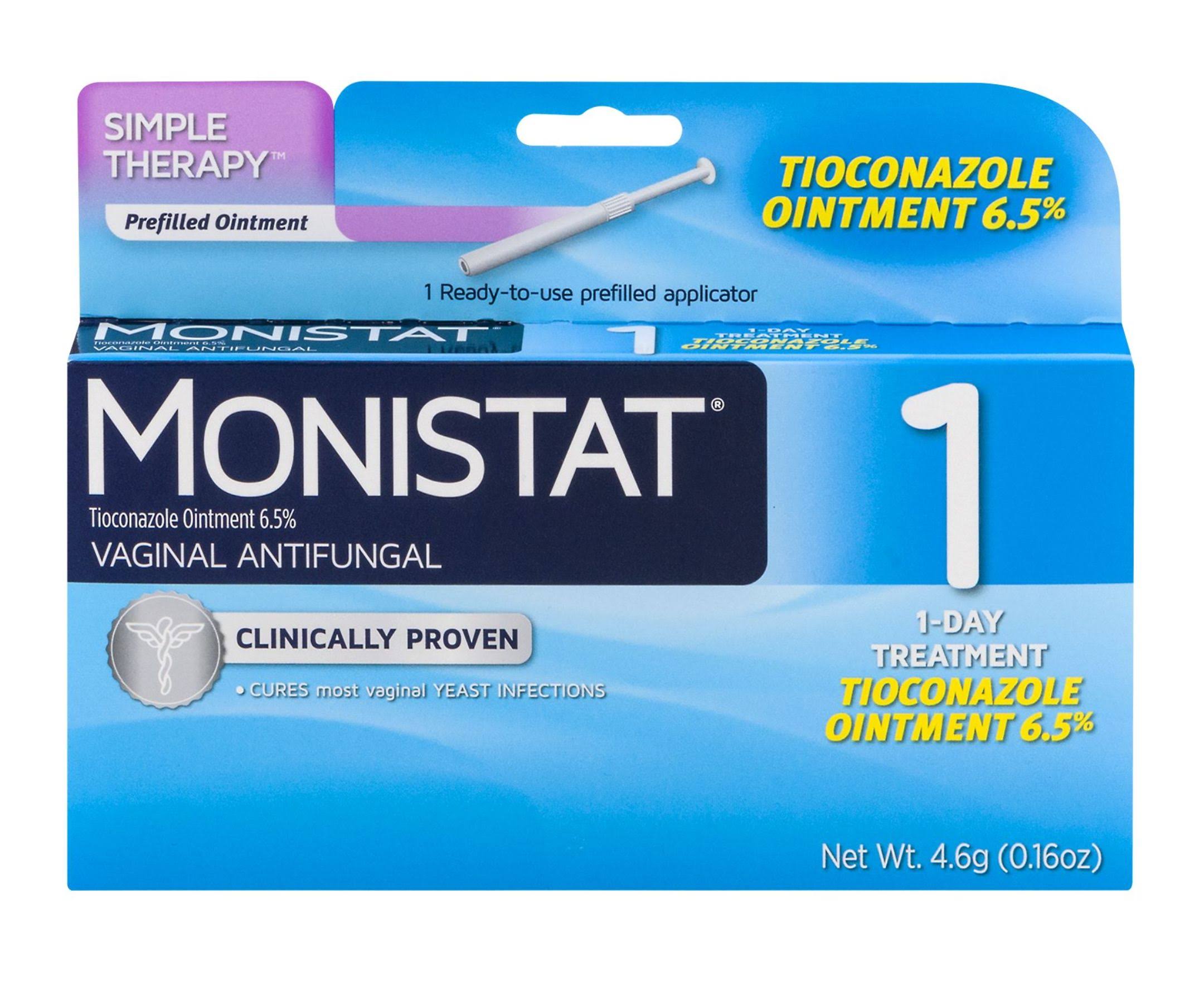 Monistat Simple Therapy Vaginal Antifungal - 4.6g