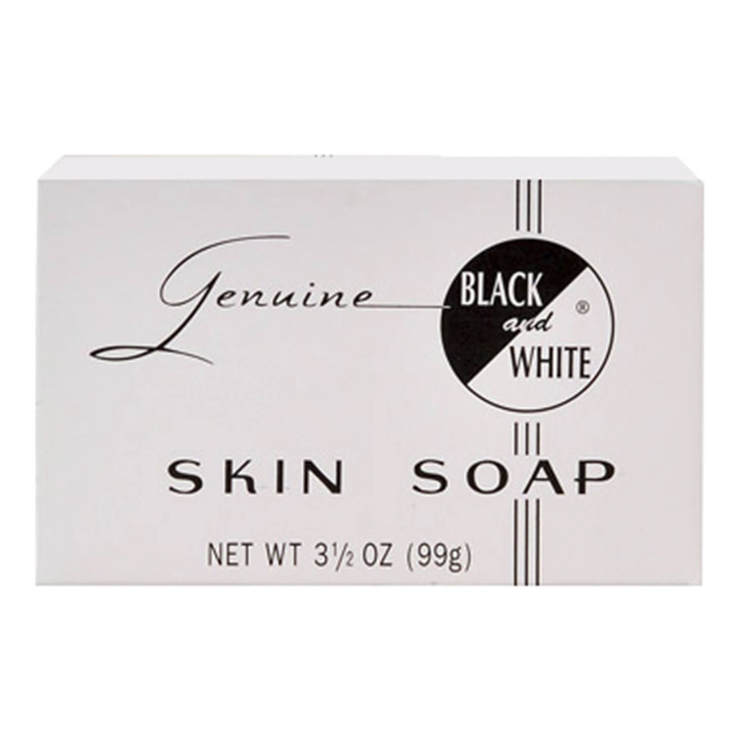 Black and White Skin Soap Bar - 3.5oz