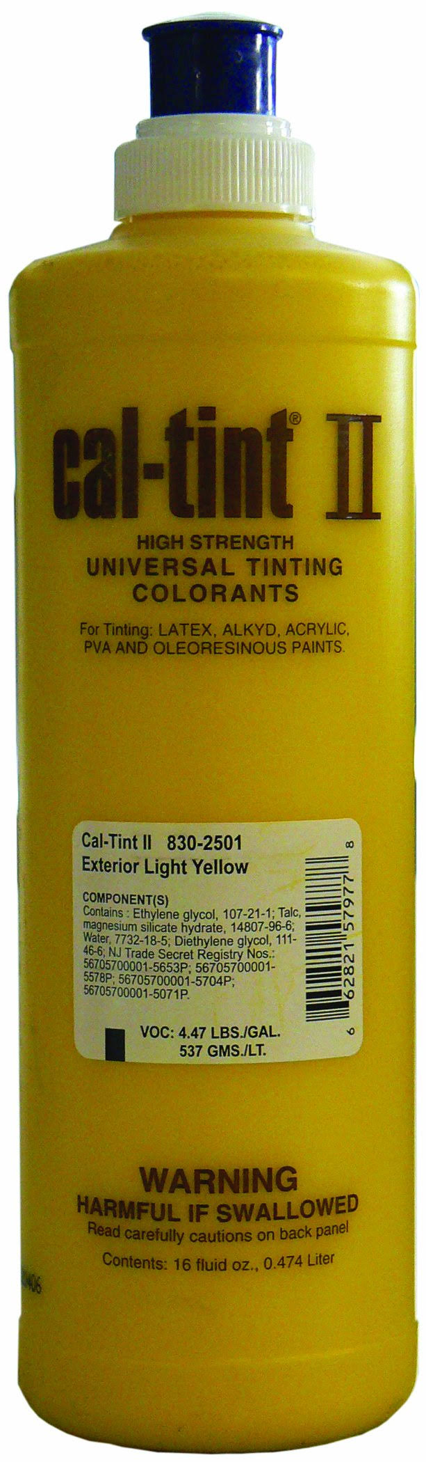 Chromaflo 830-2501 Cal-Tint II 16-Ounce Colorants Light Yellow