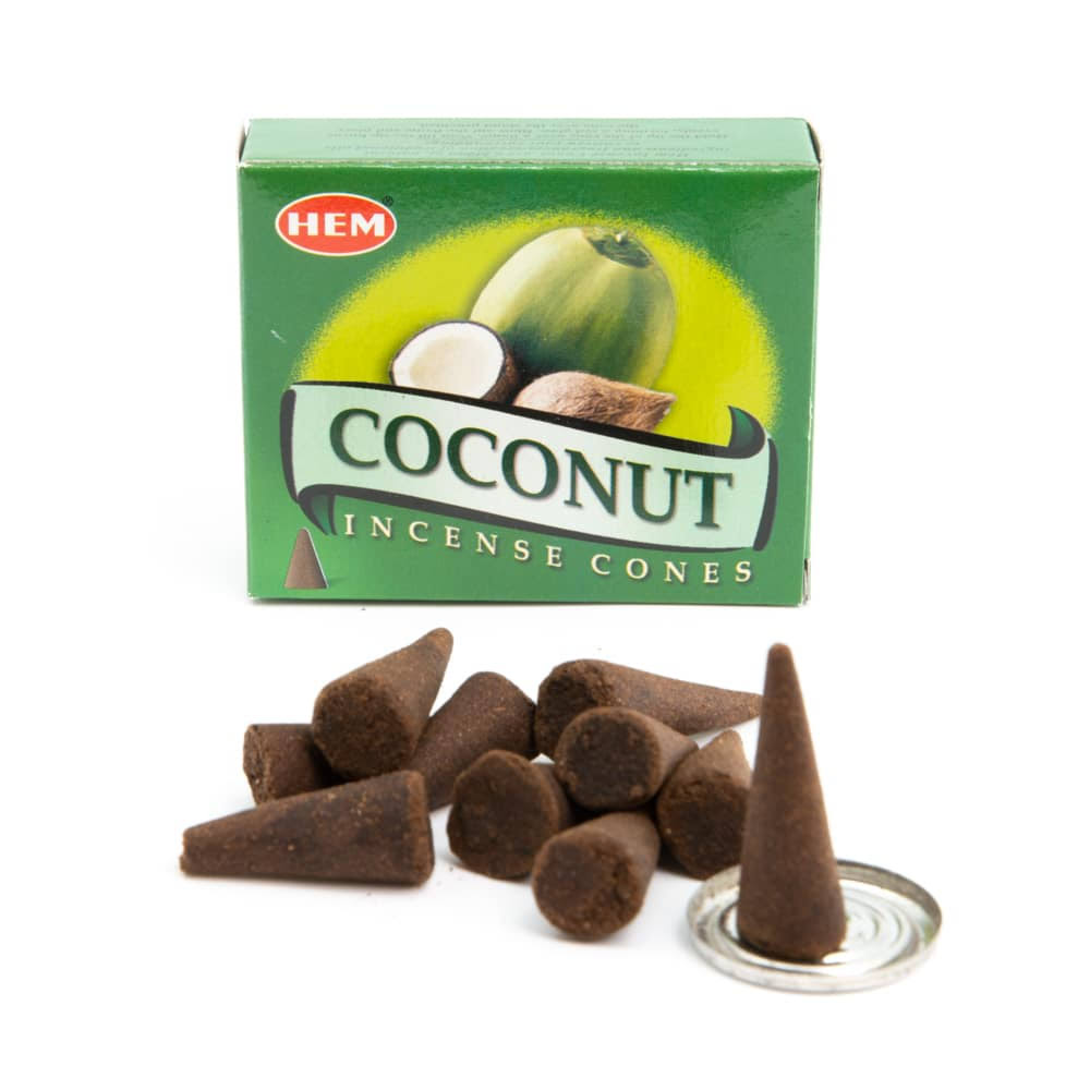HEM Incense Cones Coconut (1 Box)