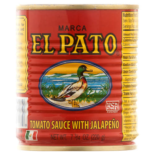 El Pato The Original Tomato Sauce - with Jalapeño, 7 3 - /4oz