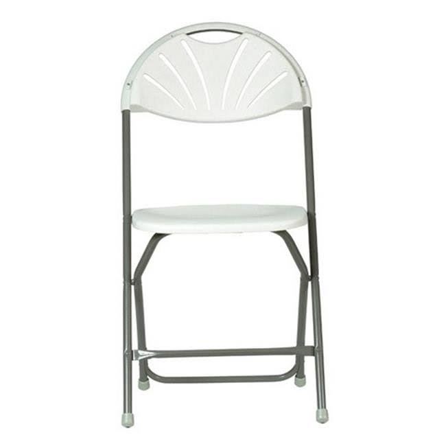 Living Accents Folding Chair - White
