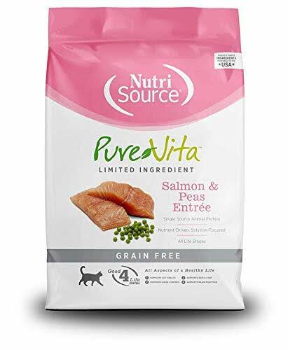 Pure Vita Grain Free Cat Food - Salmon & Peas, 6.6lb